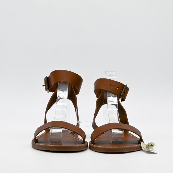 MADEWELL The Boardwalk Ankle-Strap Sandal Brown - Picture 4 of 9